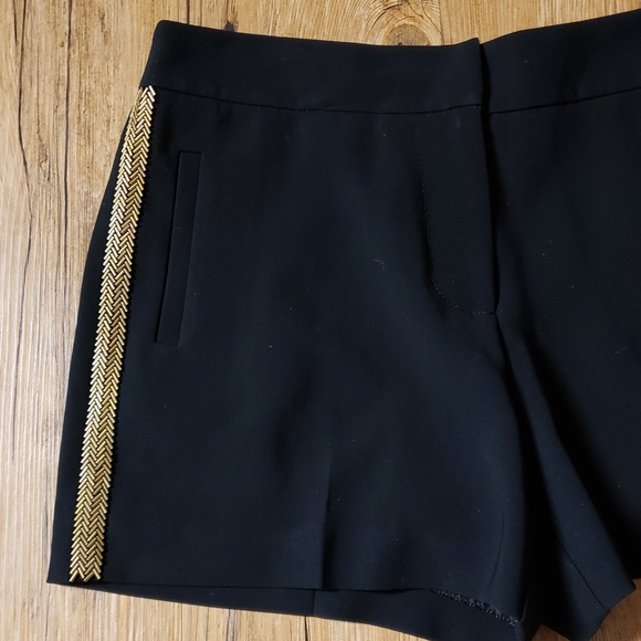 Trina Turk black and gold shorts - Picture 2 of 4